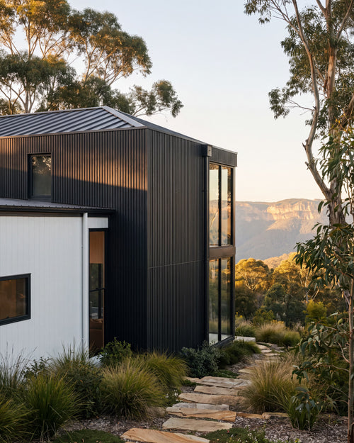 Black WPC Exterior Slat Panel