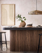 Fluted Tambour Walnut Slat Flexible Panel