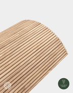 Fluted Tambour Oak Mini-Ridge Flexible Panel