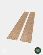 Fluted Tambour Oak Mini-Ridge Flexible Panel