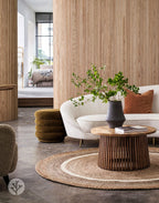 Fluted Tambour Oak Ridge Flexible Panel