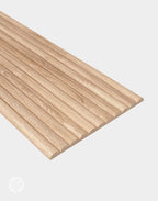 Fluted Tambour Oak Ridge Flexible Panel