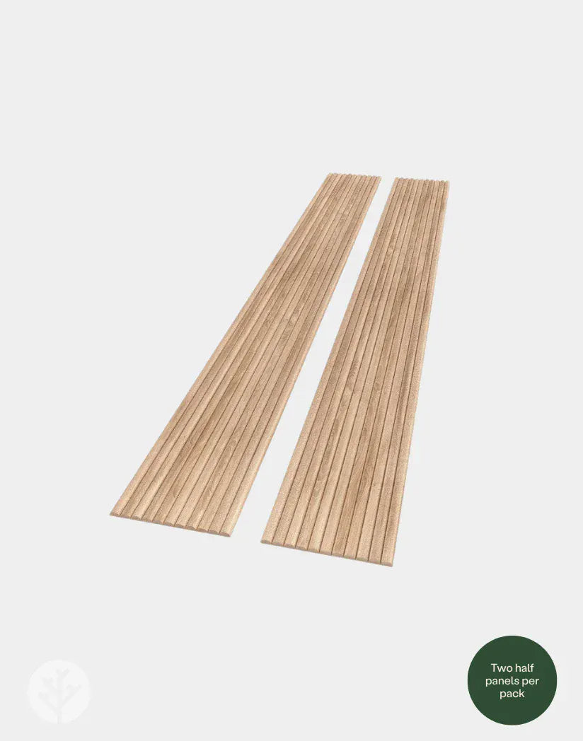 Fluted Tambour Oak Ridge Flexible Panel
