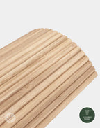Fluted Tambour Oak Slat Flexible Panel