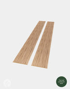 Fluted Tambour Oak Zigzag Flexible Panel