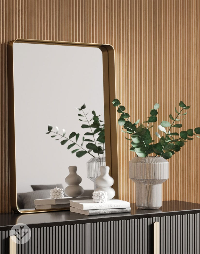 Fluted Tambour Oak Zigzag Flexible Panel