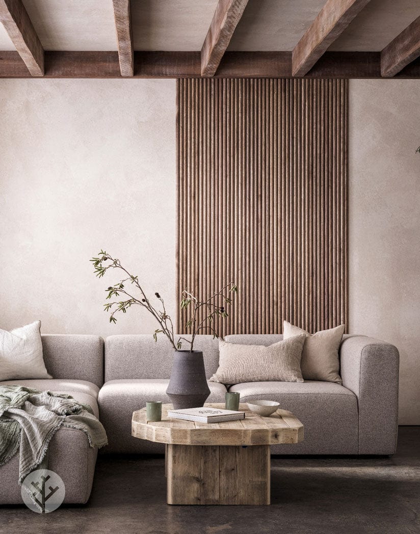 Fluted Tambour Walnut Ridge Flexible Panel
