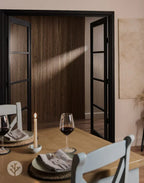 Fluted Tambour Walnut Ridge Flexible Panel