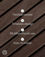 Fluted Tambour Walnut Slat Flexible Panel