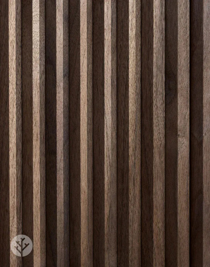 Fluted Tambour Walnut Zigzag Flexible Panel