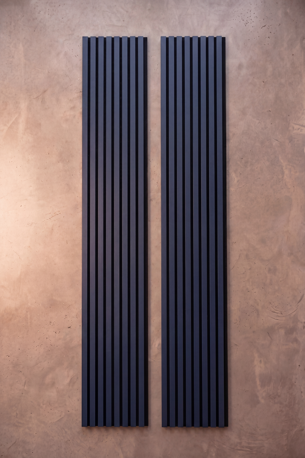 Midnight Blue acoustic slat wall panel
