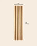 American Oak Wide Slat Panel