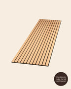 American Oak Wide Slat Panel