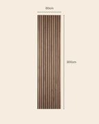 American Walnut Wide Slat Panel