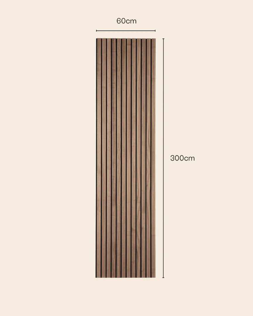 American Walnut Wide Slat Panel