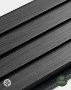 Black WPC Exterior Slat Panel
