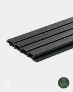 Black WPC Exterior Slat Panel