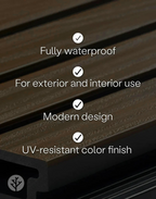 Oak WPC Exterior Slat Panel