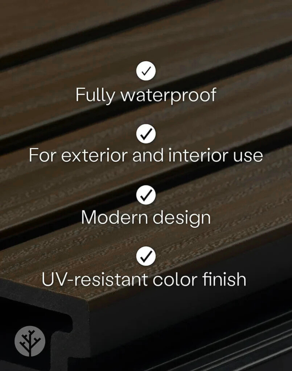 Oak WPC Exterior Slat Panel