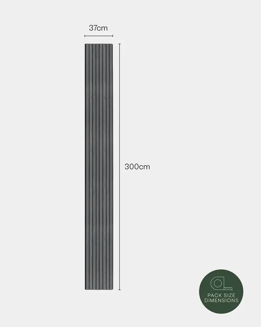 Grey WPC Exterior Slat Panel