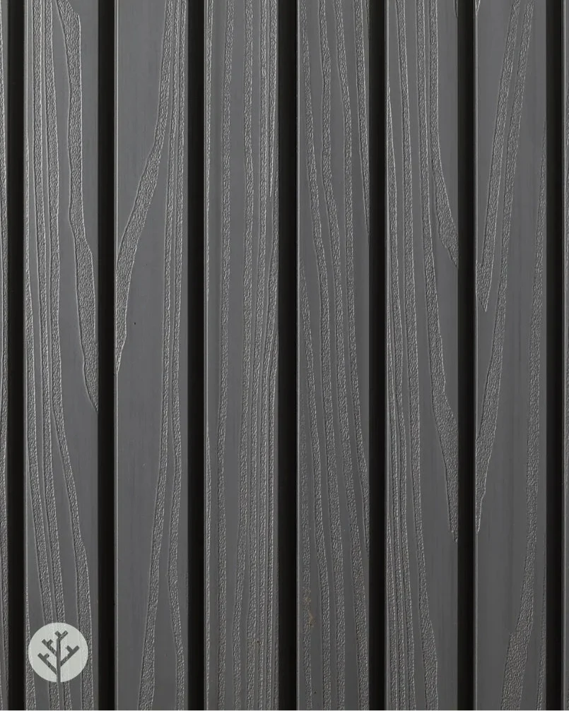 Grey WPC Exterior Slat Panel