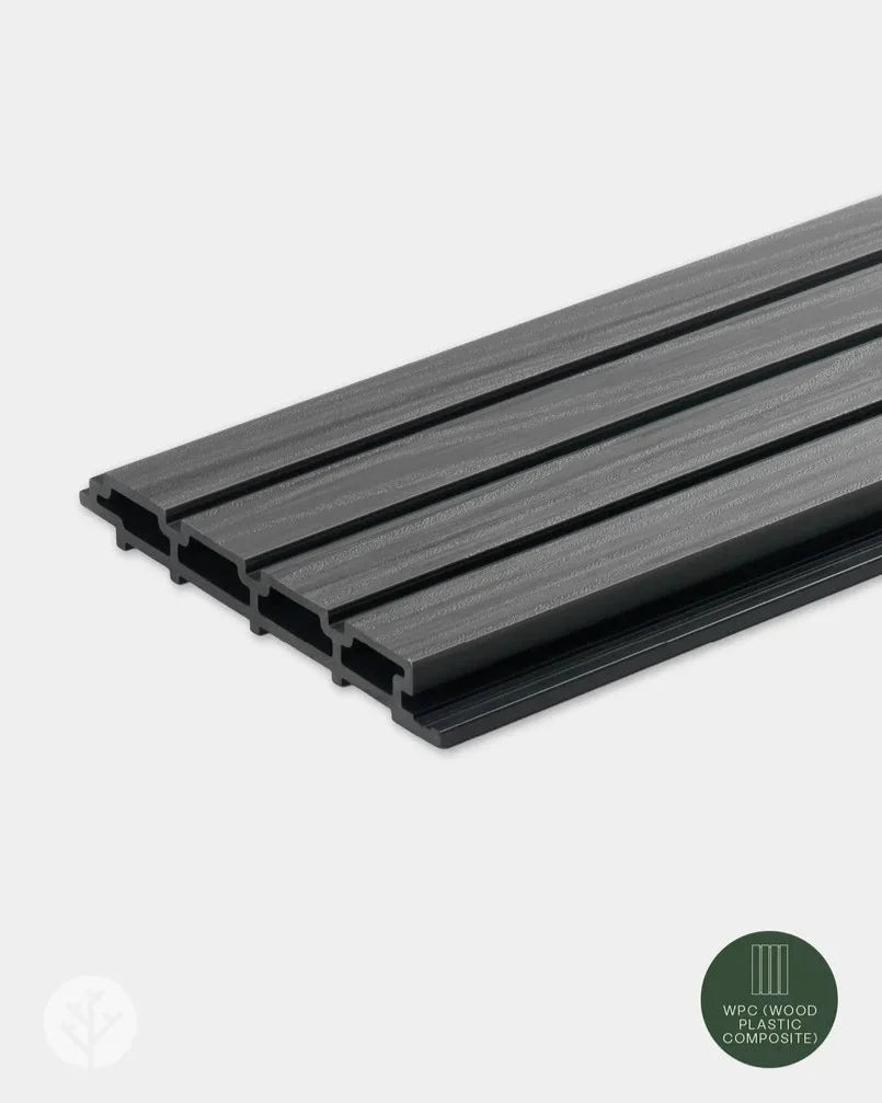 Grey WPC Exterior Slat Panel