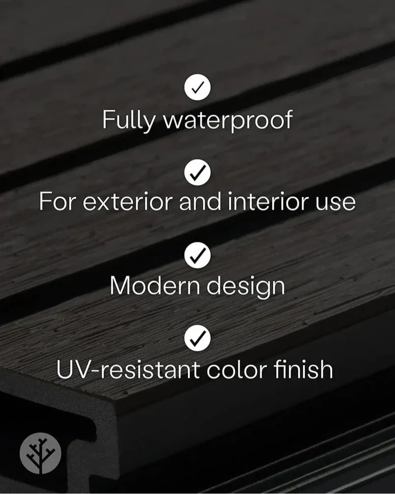 Walnut WPC Exterior Slat Panel